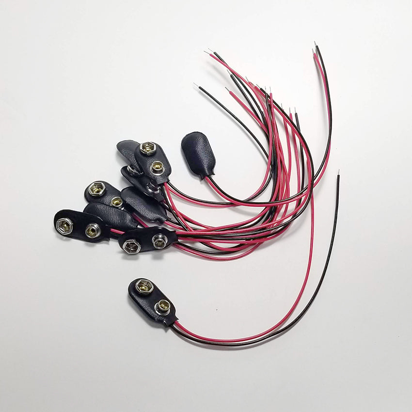 006P(乾電池)スナップ 電池ホルダー 10個入 DJ-0002